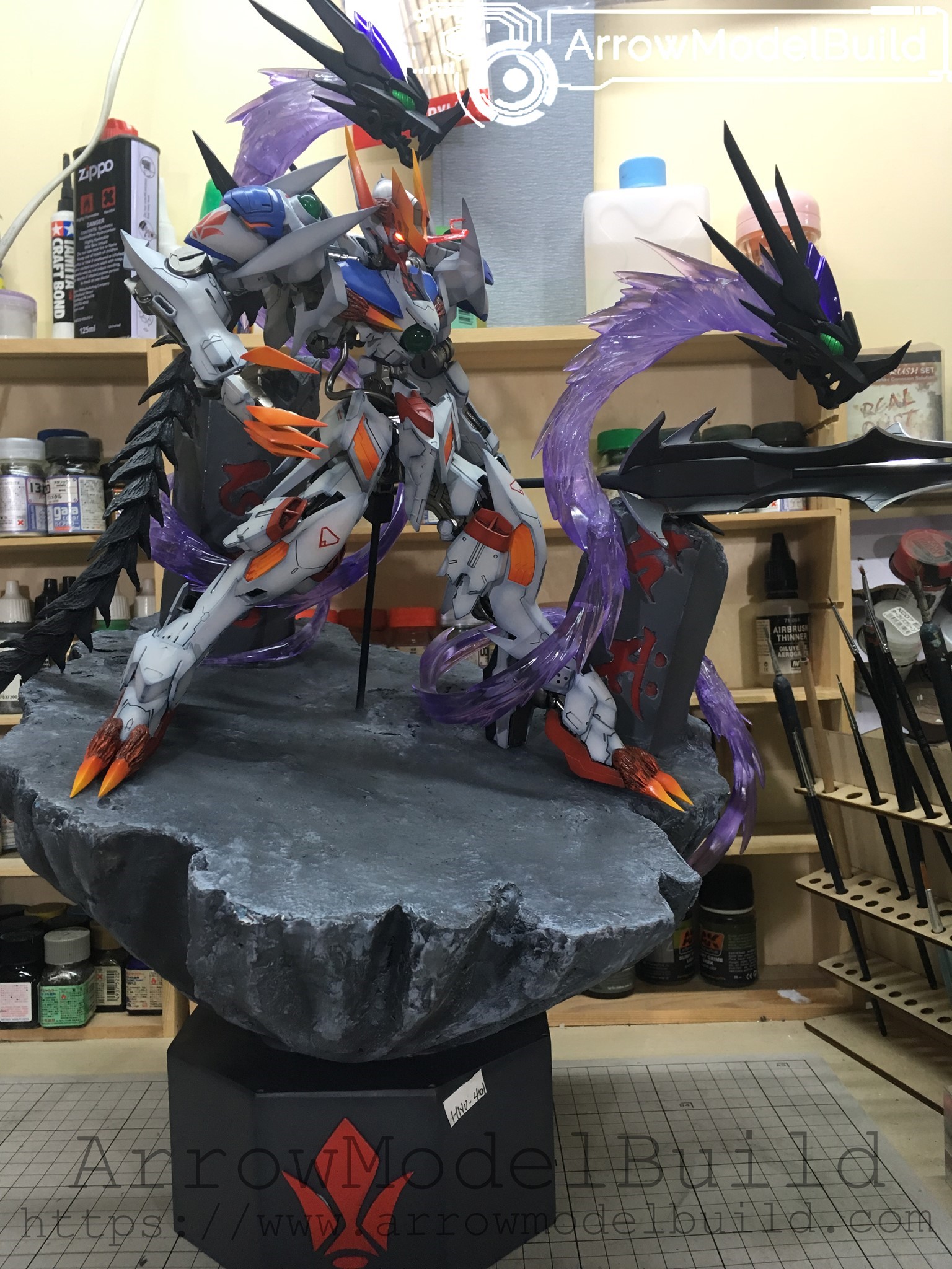 Picture of AeroModelBuild Dragon King Barbatos Built & Painted 1/100 Model Kit