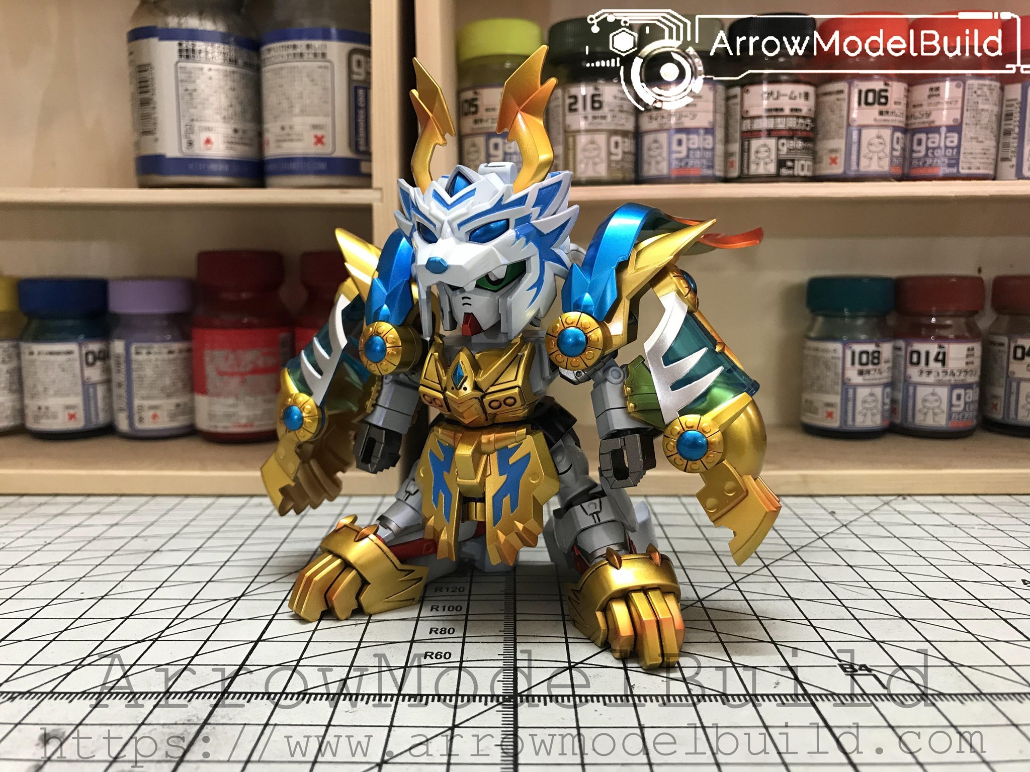 Picture of AeroModelBuild Sun Quan Sun Jian Hu Lin Built & Painted SD Model Kit