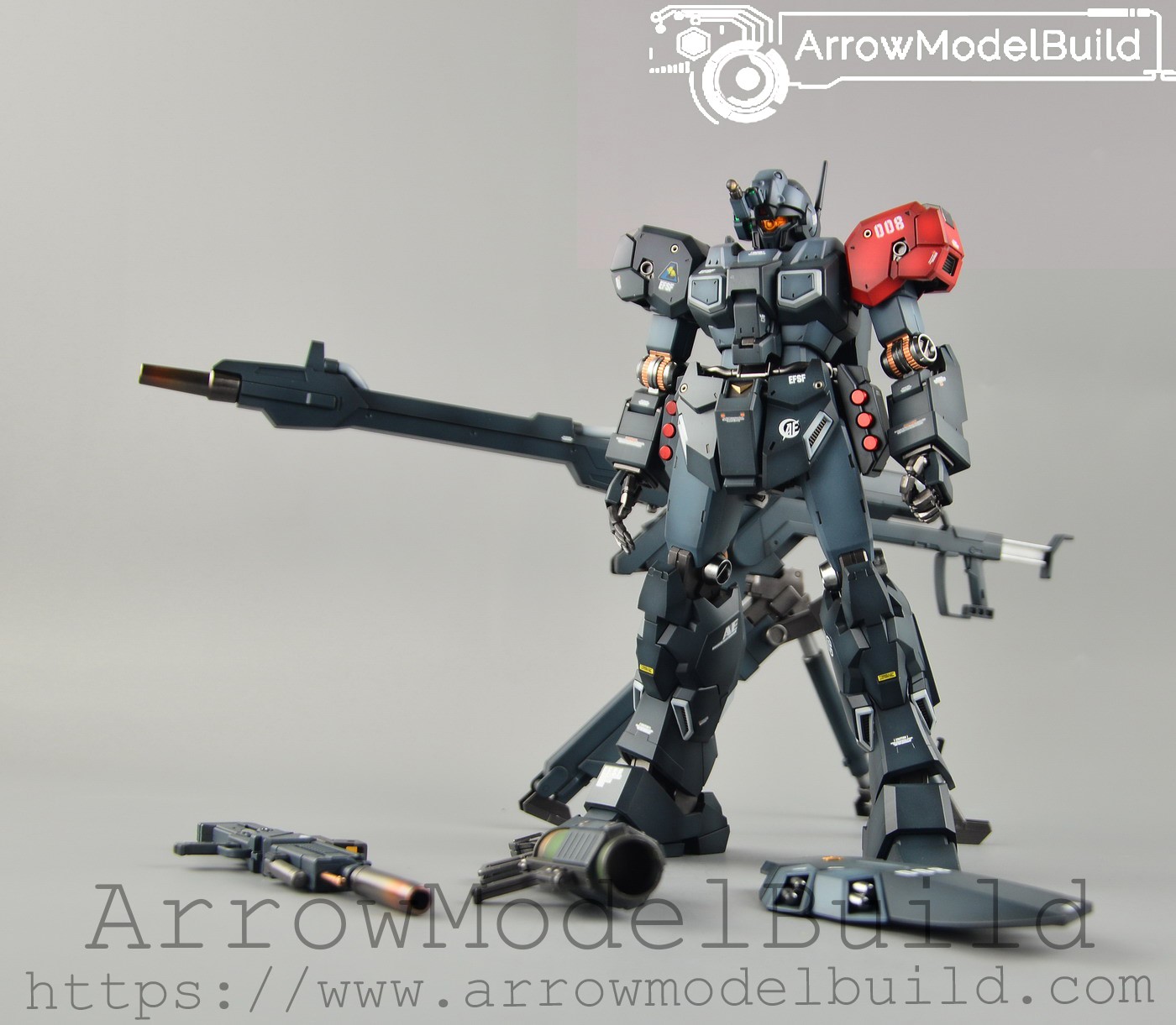 Picture of AeroModelBuild Jesta (Shezarr Type, Team B&C) Built & Painted MG 1/100 Model Kit