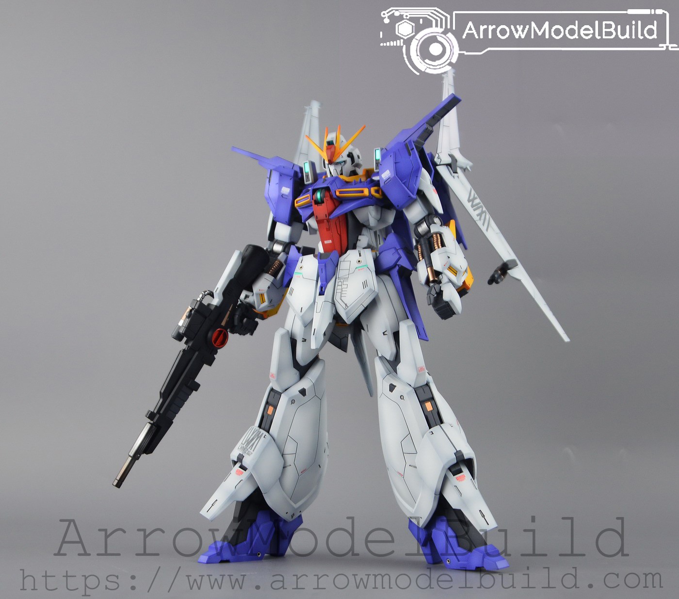 Picture of AeroModelBuild Gundam Lindwurm Built & Painted RE 1/100 Model Kit