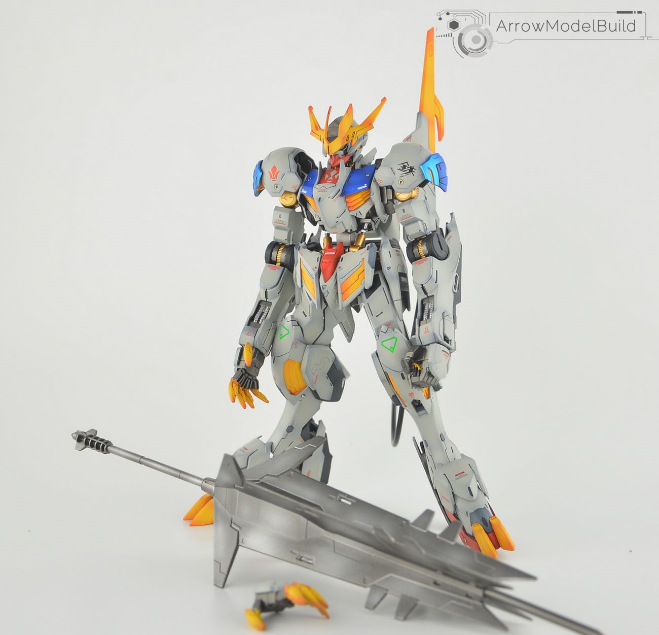 Picture of AeroModelBuild Barbatos Lupus Rex (Weathering) Built & Painted 1/100 Model Kit