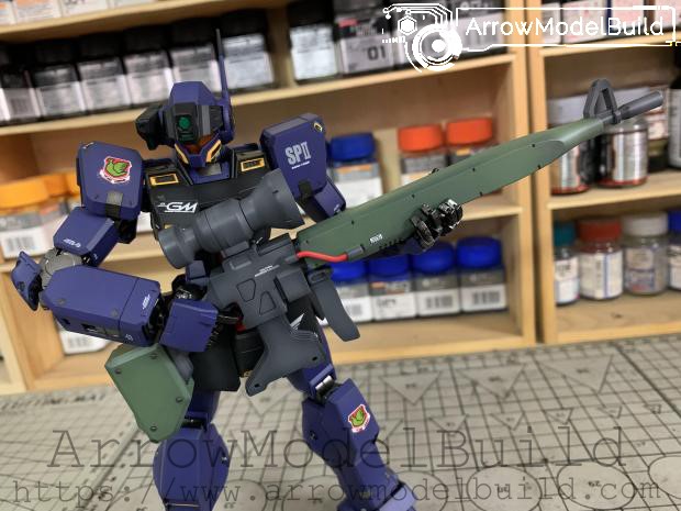 Picture of AeroModelBuild GM Sniper II (Custom Black) Built & Painted MG 1/100 Model Kit