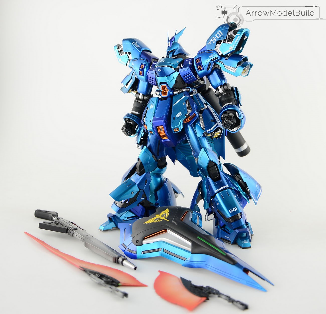Picture of AeroModelBuild Sazabi Ver.ka (Custom Blue) Built & Painted MG 1/100 Model Kit