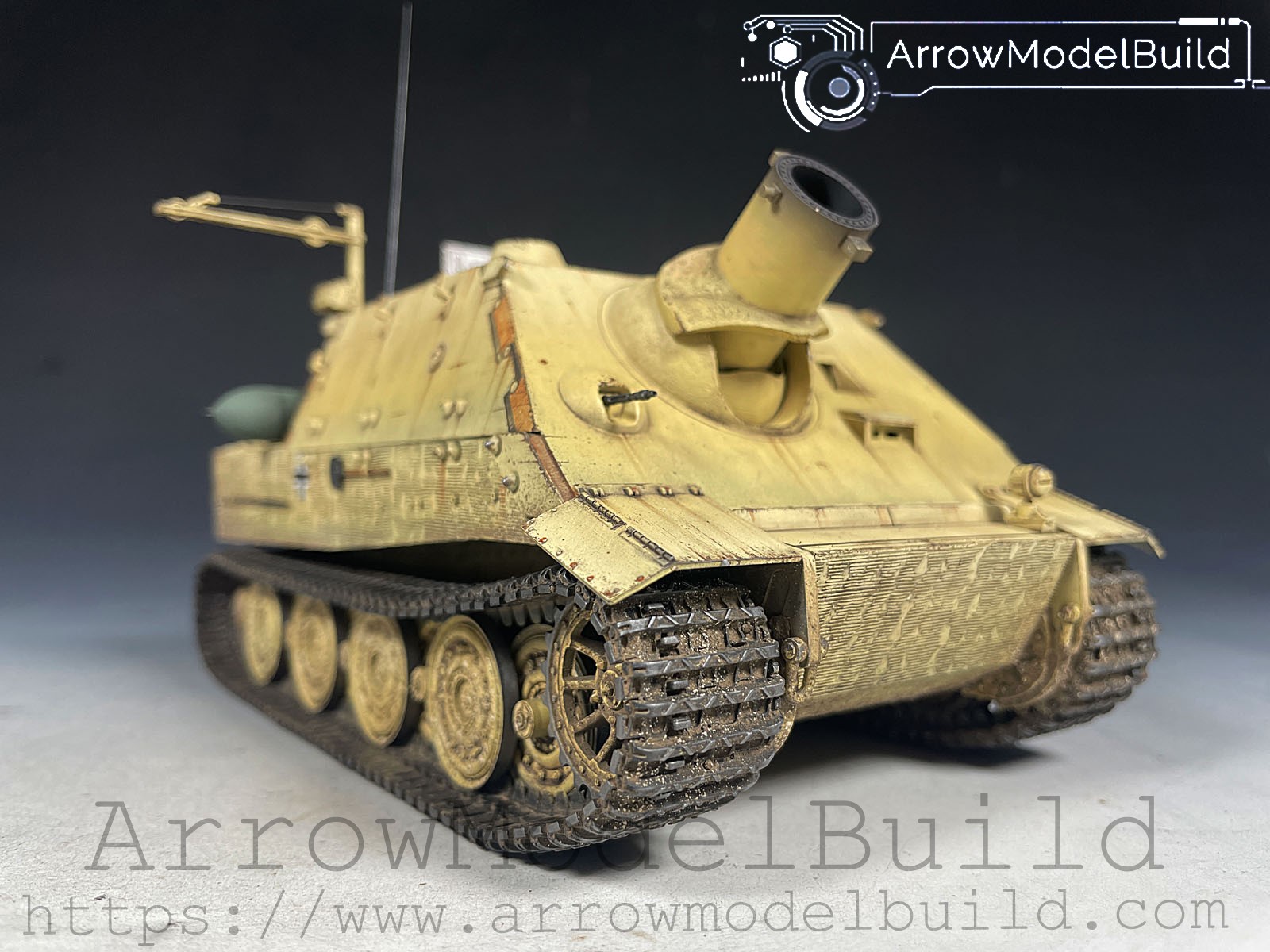 Picture of AeroModelBuild Assault Tiger with Zimmerit Built & Painted 1/35 Model Kit