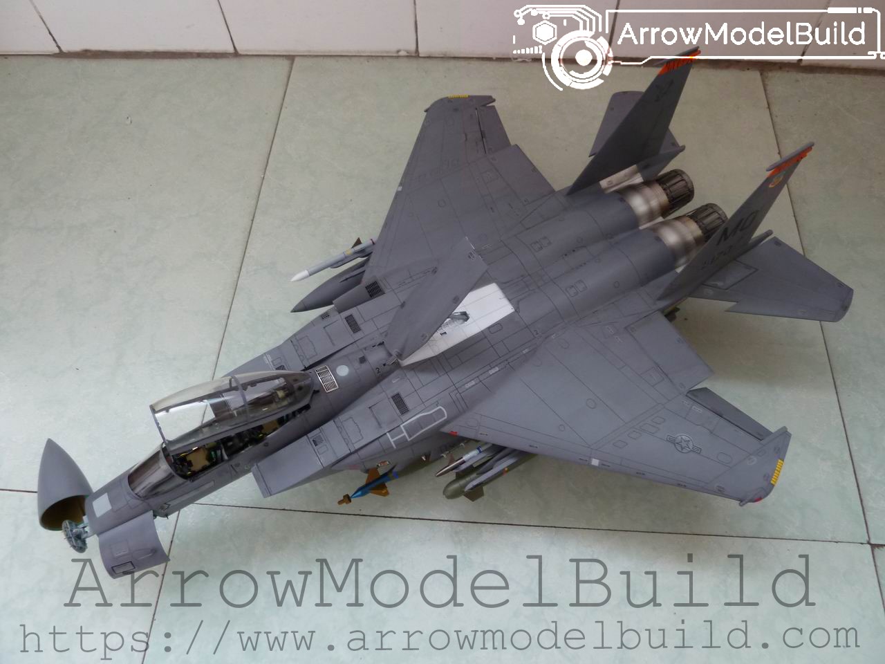 Picture of AeroModelBuild F-15E Strike Eagle Built & Painted 1/48 Model Kit