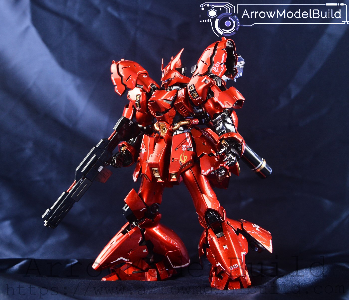 Picture of AeroModelBuild Sazabi (Metal & Special Coding) Built & Painted RG 1/144 Model Kit