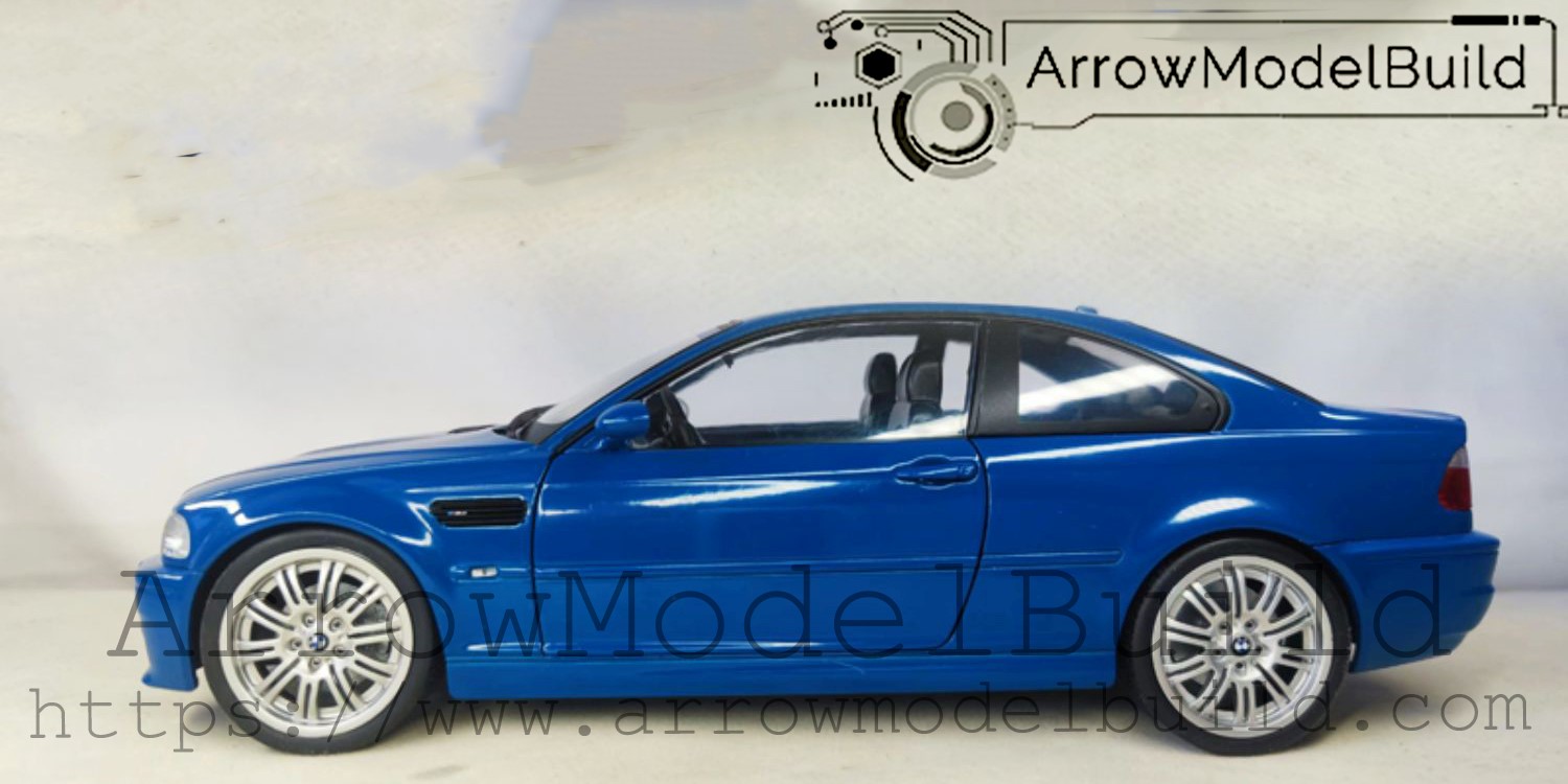 Picture of AeroModelBuild BMW M3 E46 (Laguna Blue) Built & Painted 1/18 Model Kit