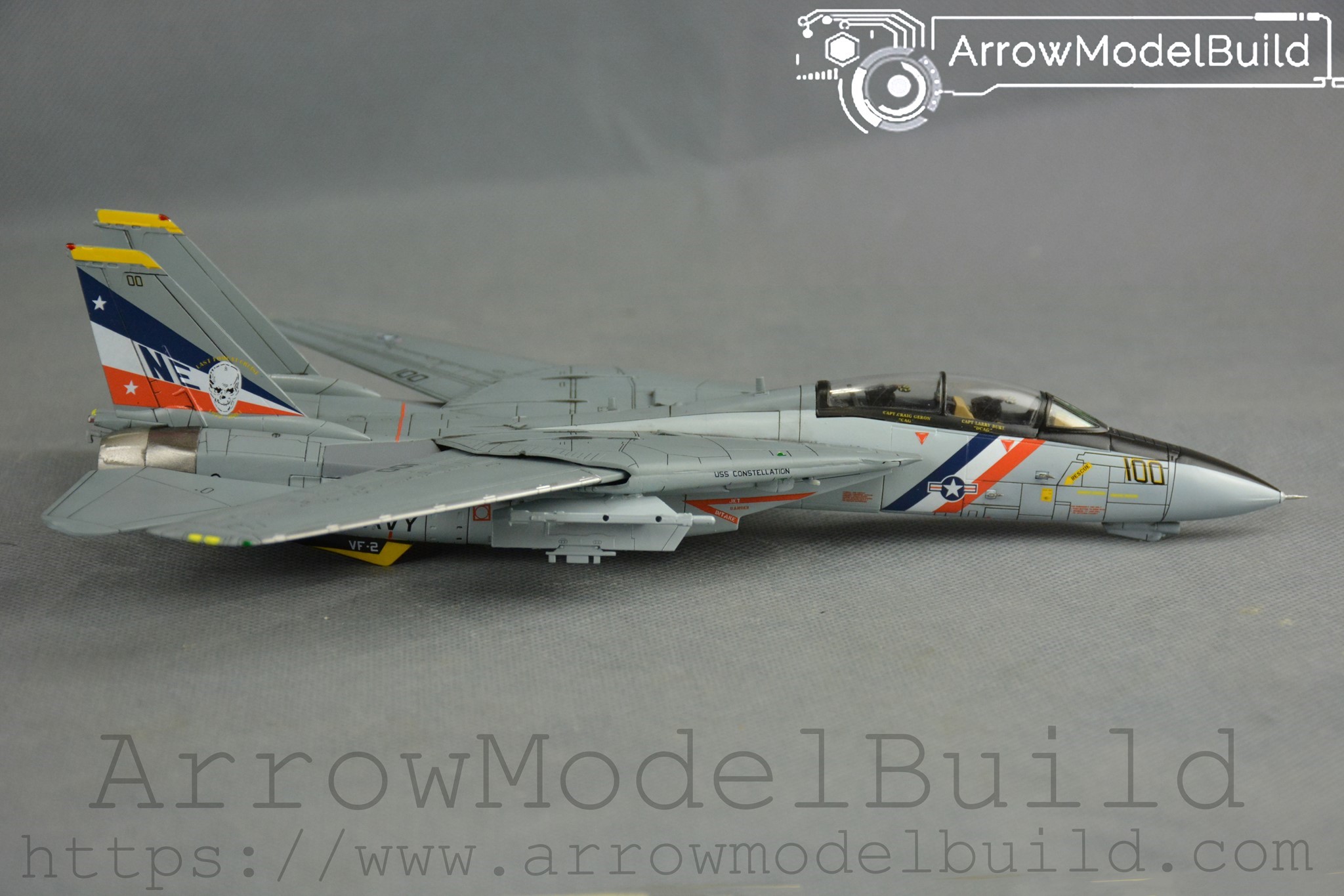 Picture of AeroModelBuild F-14 VF-2 CAG Built & Painted 1/72 Model Kit
