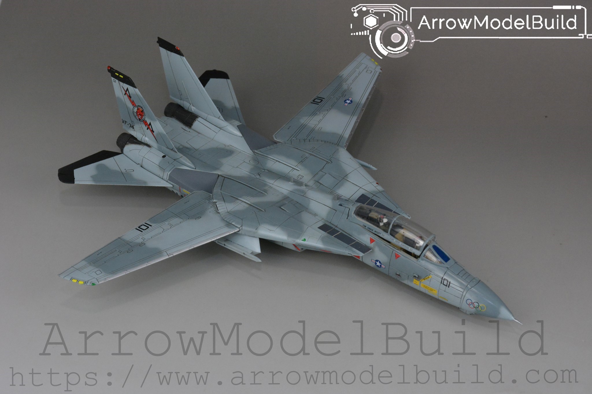 Picture of AeroModelBuild F-14 VF-74 Built & Painted 1/72 Model Kit