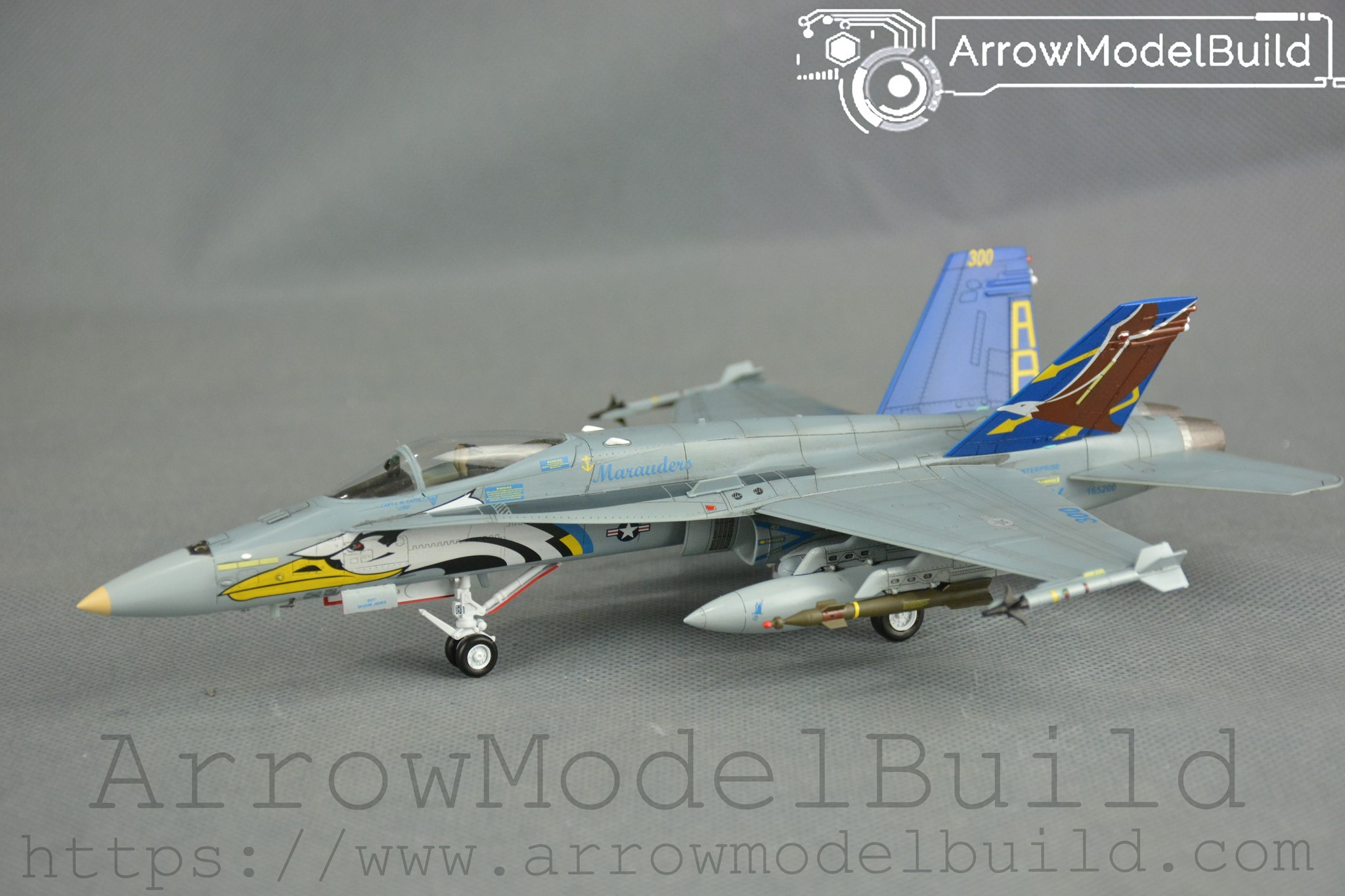 Picture of AeroModelBuild F/A-18C Hornet VFA-82 Marauders Built & Painted 1/72 Model Kit