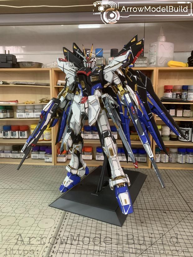 Picture of AeroModelBuild Strike Freedom Gundam (Two-Dimensional Painting) Built & Painted PG 1/60 Model Kit