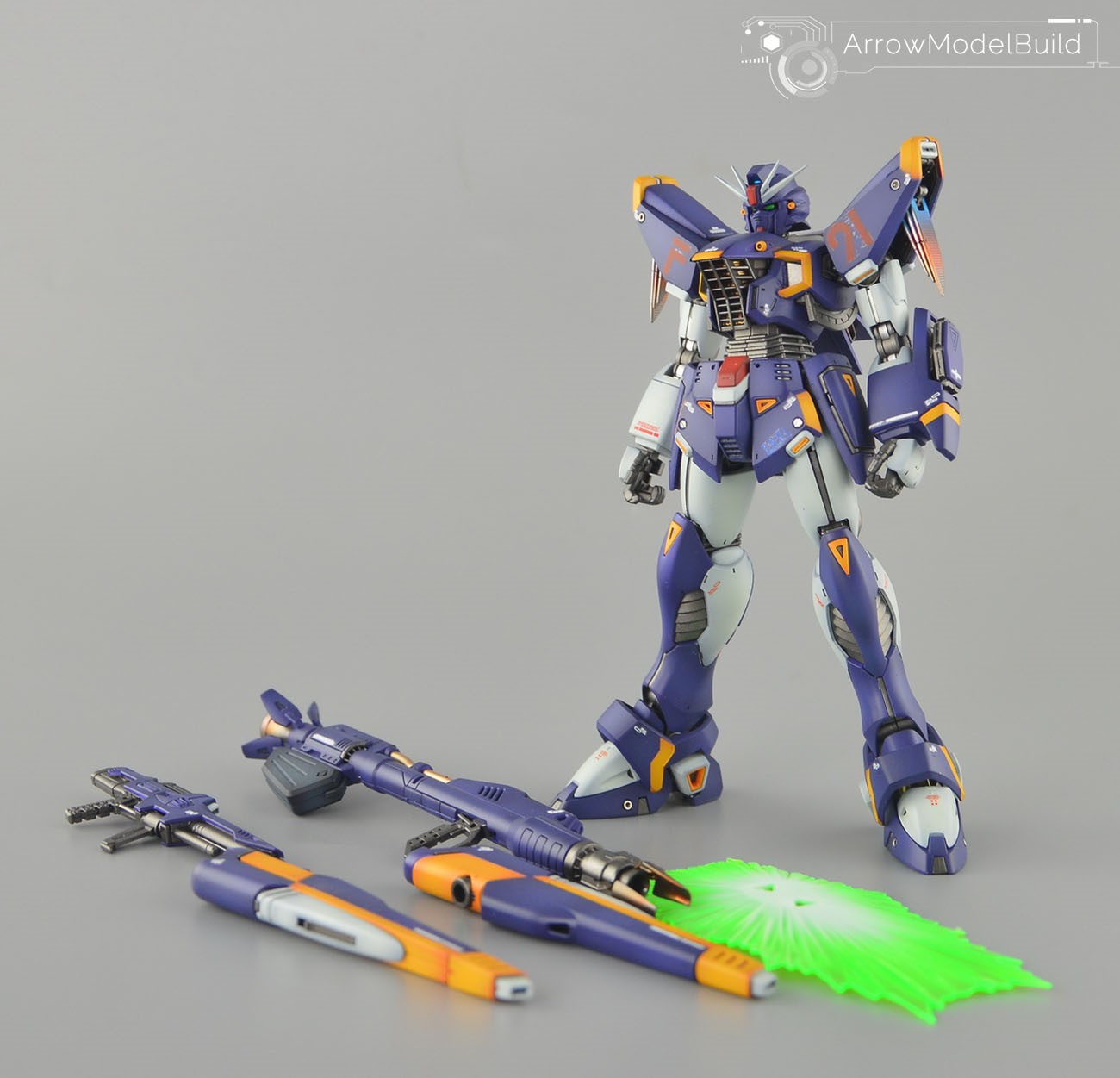 Picture of AeroModelBuild F91 Gundam (Harrison Madin Custom) Built & Painted MG 1/100 Model Kit