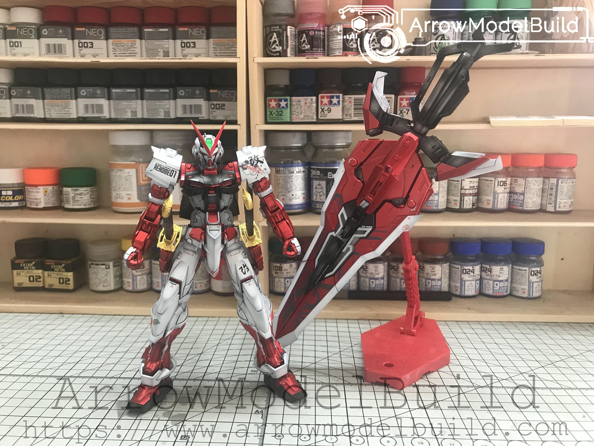 Picture of AeroModelBuild Astray Blue Frame (Shaping) Built & Painted 1/100 Model Kit