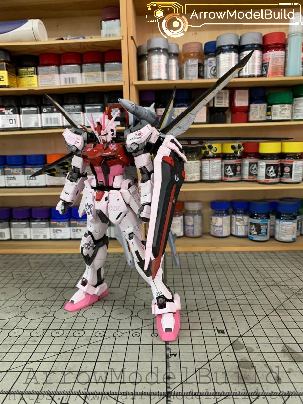 Picture of AeroModelBuild Strike Rouge Ootori Gundam Built & Painted 1/100 Model Kit