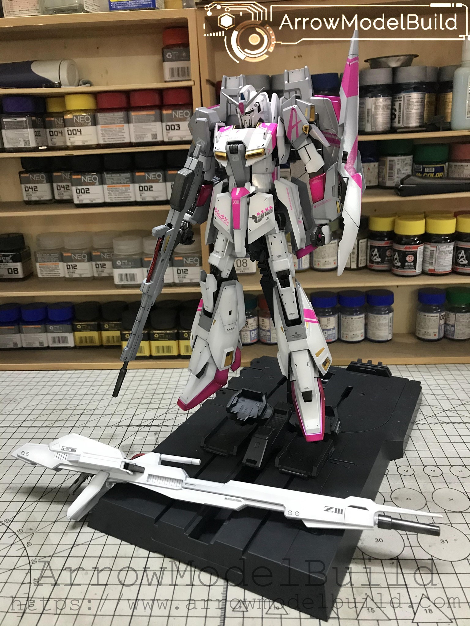 Picture of AeroModelBuild Z3 Gundam EW Built & Painted MG 1/100 Model Kit