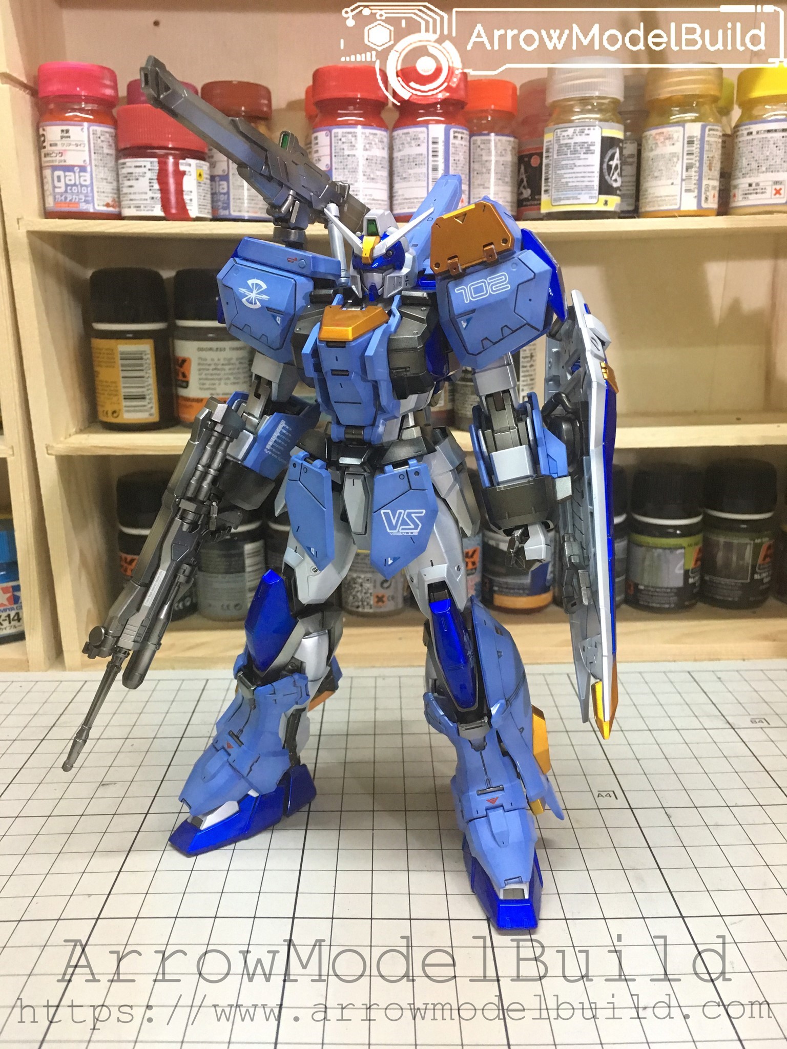 Picture of AeroModelBuild Duel Gundam Assault Built & Painted MG 1/100 Model Kit