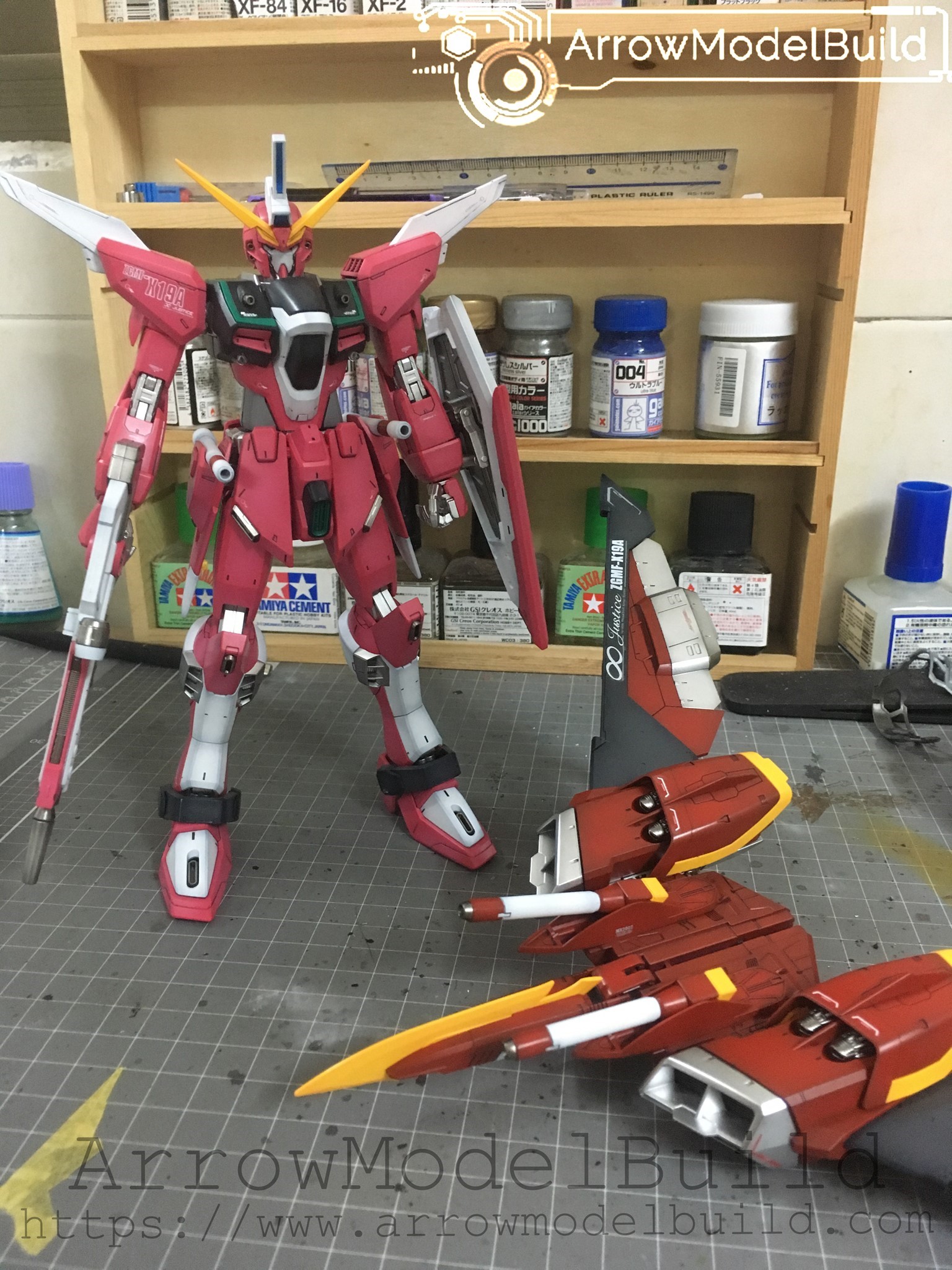 Picture of AeroModelBuild Infinite Justice Gundam (Shaping) Built & Painted MG 1/100 Model Kit