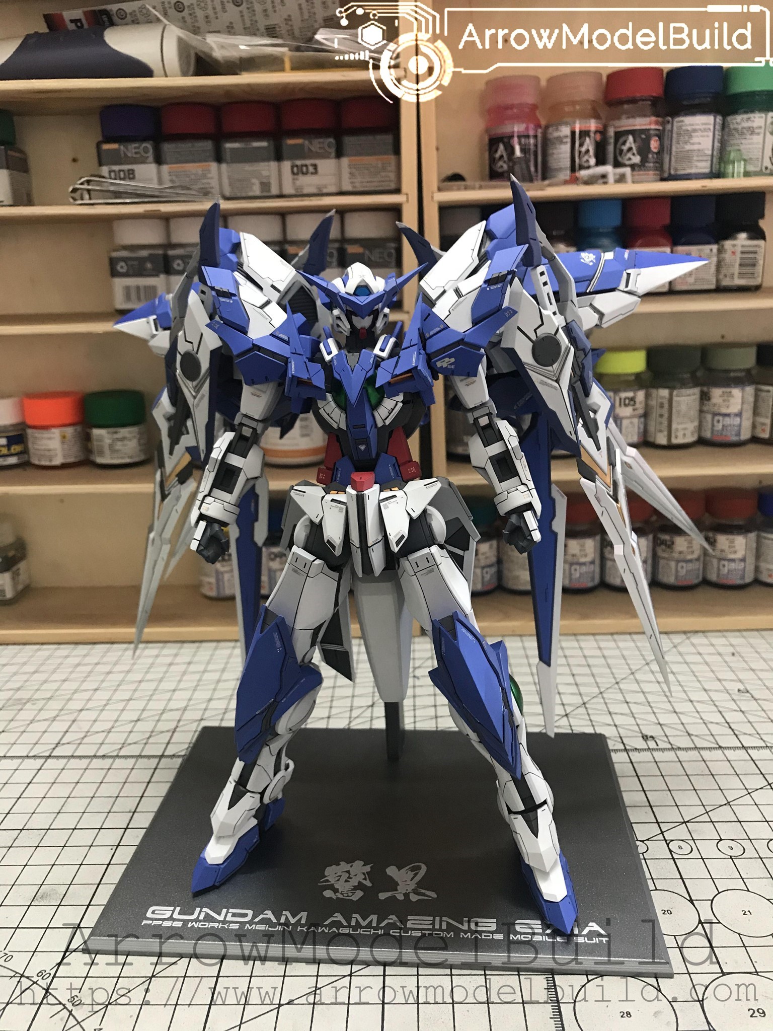 Picture of AeroModelBuild Gundam Exia (Special Detail) Built & Painted MG 1/100 Resin Model Kit