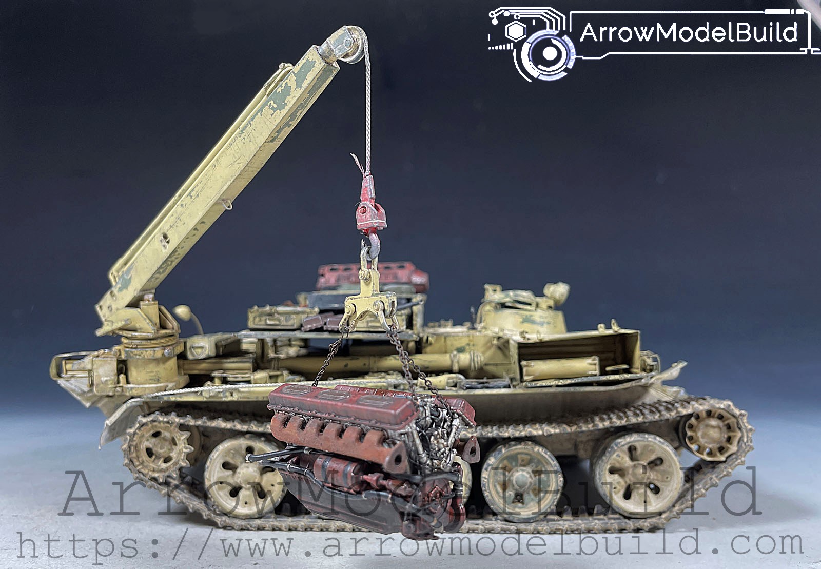 Picture of AeroModelBuild VT55 Repair Tank Built & Painted 1/35 Model Kit